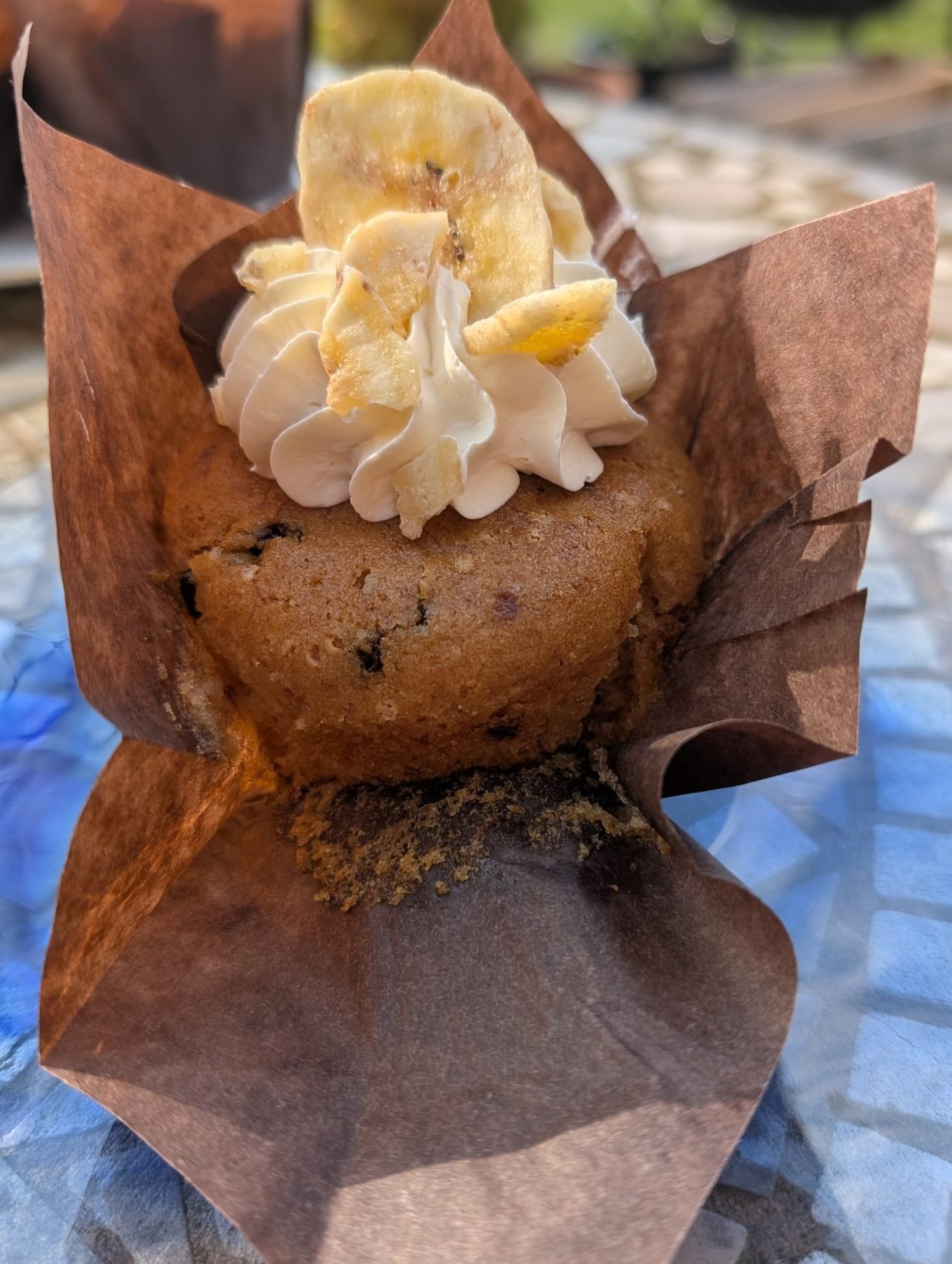 Vegan GF Caramel Banana Cake